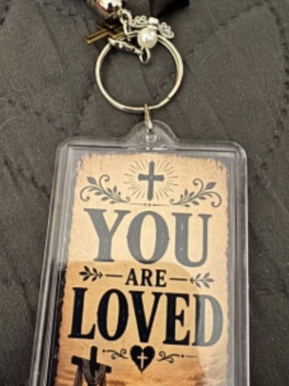 “You Are Loved” Christian keychain